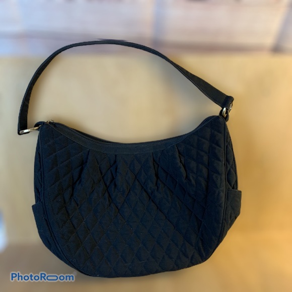 Vera Bradley “Classic Black” Shoulder Bag - Picture 2 of 4